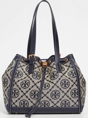 Tory Burch T monogram jacquard + Brand box , size 30× 23
