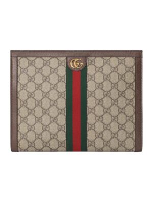 GUCCi GG Supreme Monogram Ophidia pouch clutch bag, + Brand Box , size 27*20  ..