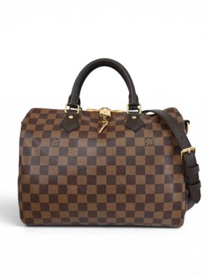 Louis Vuitton Speedy 30 Damier azur + Dust Cover , size 22*30