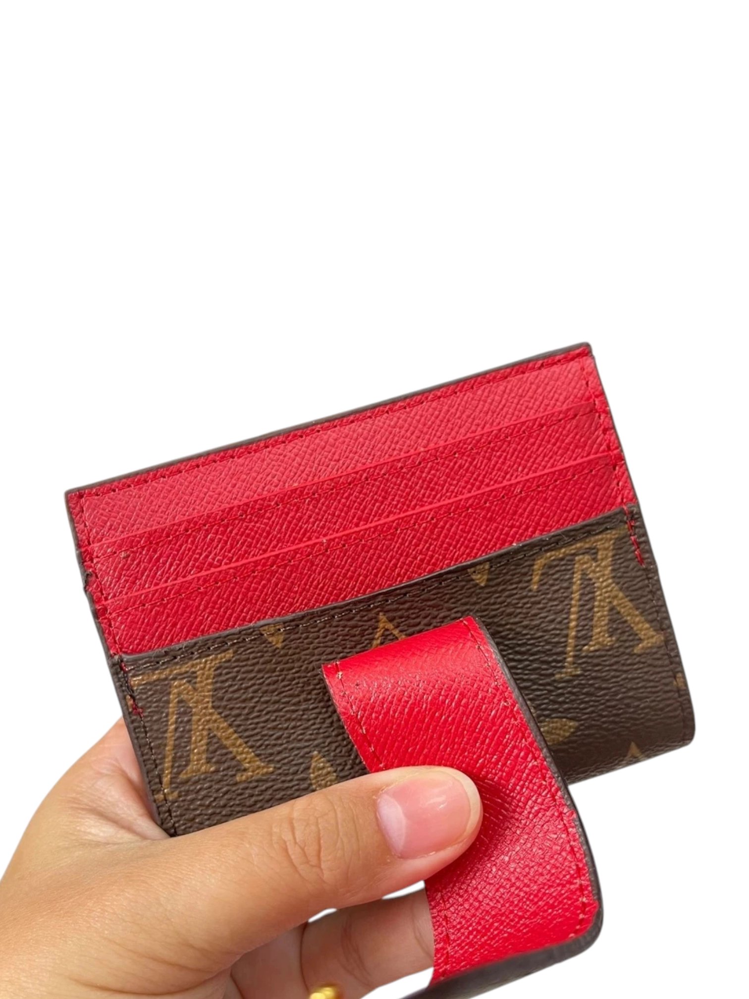 ⁦Louis Vuitton wallet card holder + Brand box  - size 10x8⁩ - الصورة ⁦2⁩