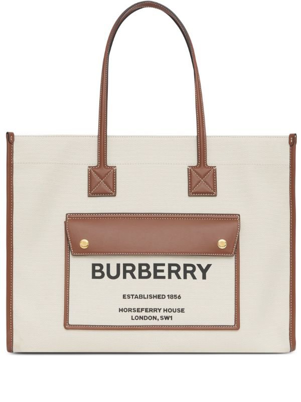 Burberry Freya Canvas & Leather - Size 40x30 - الصورة 2