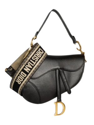 Christian Dior saddle black  + Brand Box, size 25*18