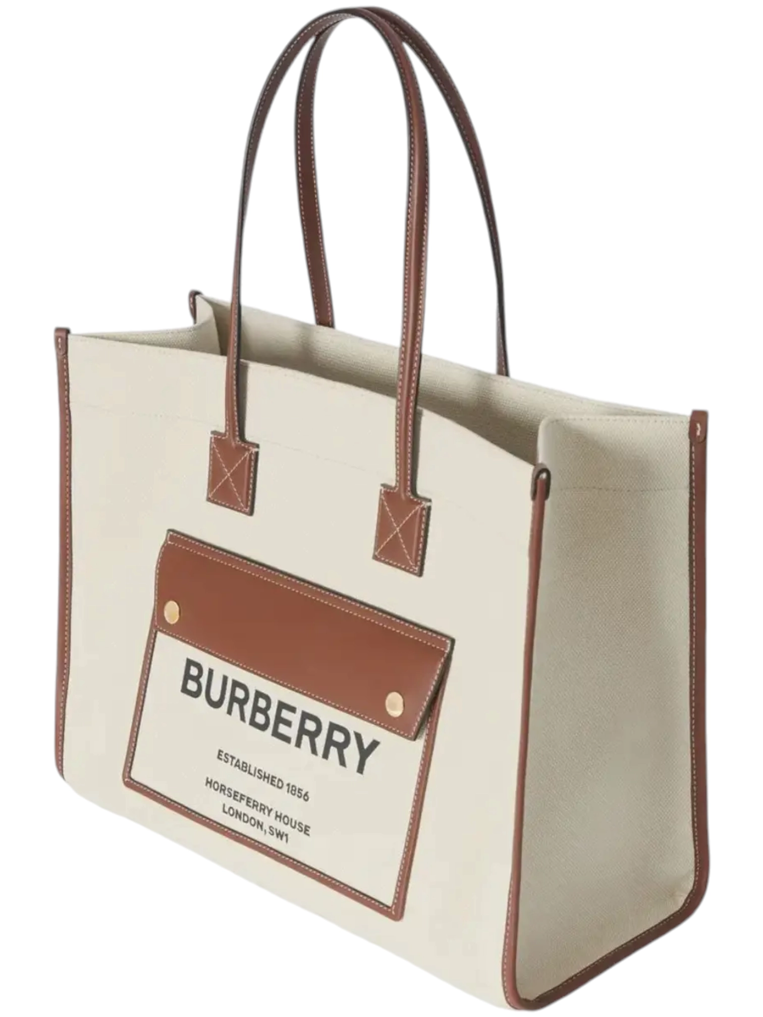 Burberry Freya Canvas & Leather - Size 40x30 - الصورة 1