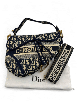 Christian  Dior Oblique saddle bag  +  brand Box ,size 25*20