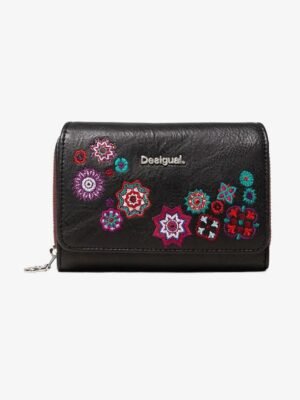 DESIGUAL Small embroidered coin purse Wallet  , size 14*10