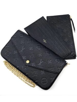 Louis Vuitton Felicie Pochette  with inner card holder & pocket + Brand Box - size 20x10 ..