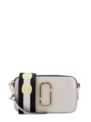 MARC JACOBS  Snapshots with 3 strap + Brand  Box +  ,size 13x21  color light gray