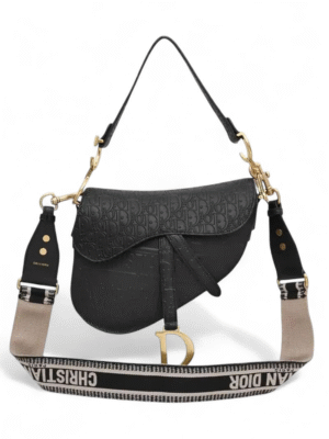 Christian Dior Monogram saddle bag + Brand Box