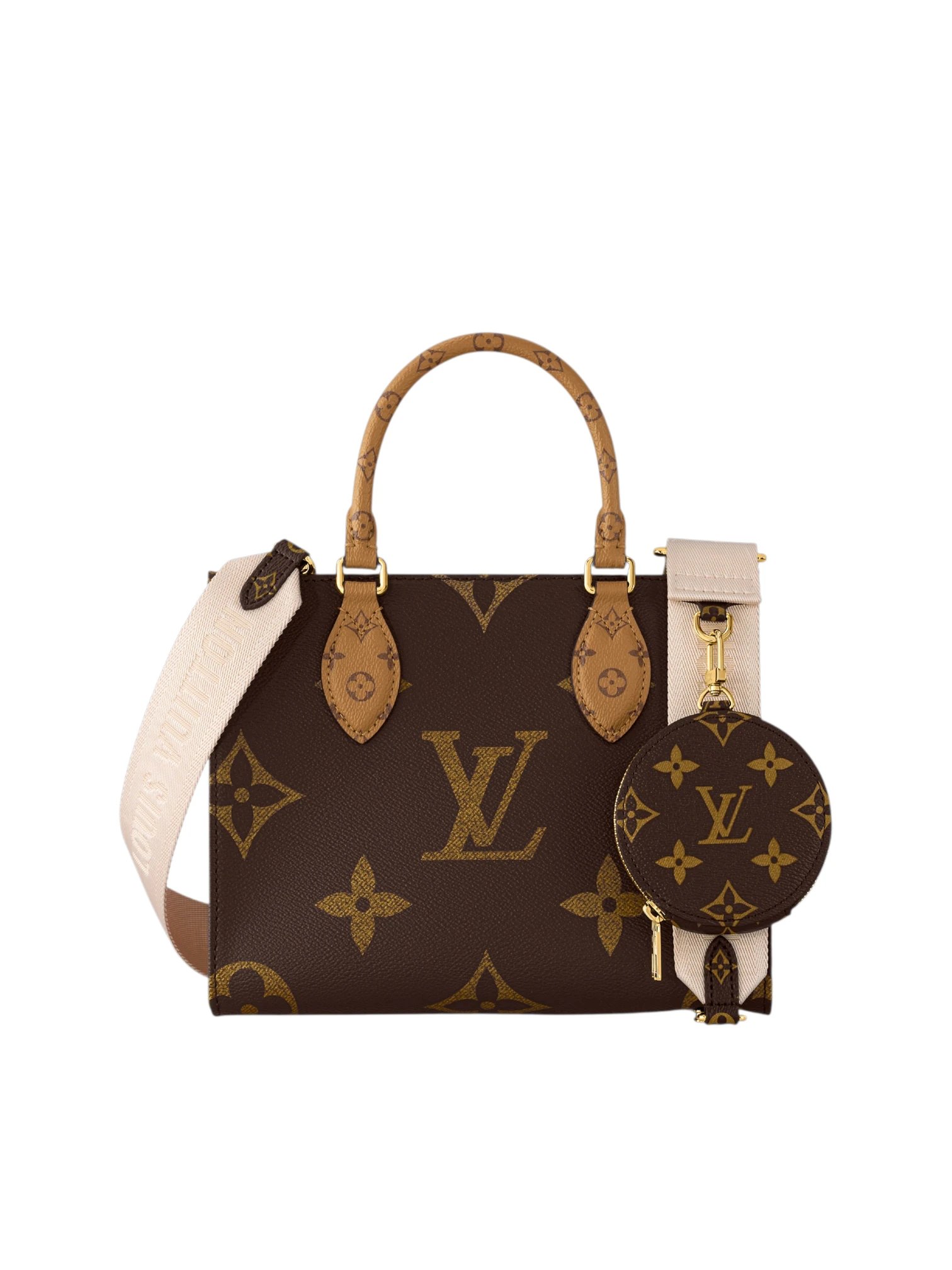 ⁦Louis Vuitton Monogram OnTheGo PM + Dust cover , Size 25*21⁩ - الصورة ⁦1⁩
