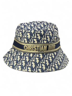 Christian Dior Oblique  Brim Bucket Hat . ofr .