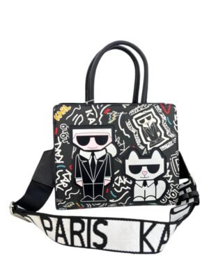 KARL LAGERFELD satchel bag , size 26x23..