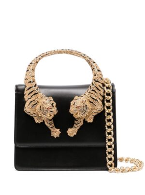 ROBERTO CAVALLI Tiger Embellished + Brand Box , size 21*19