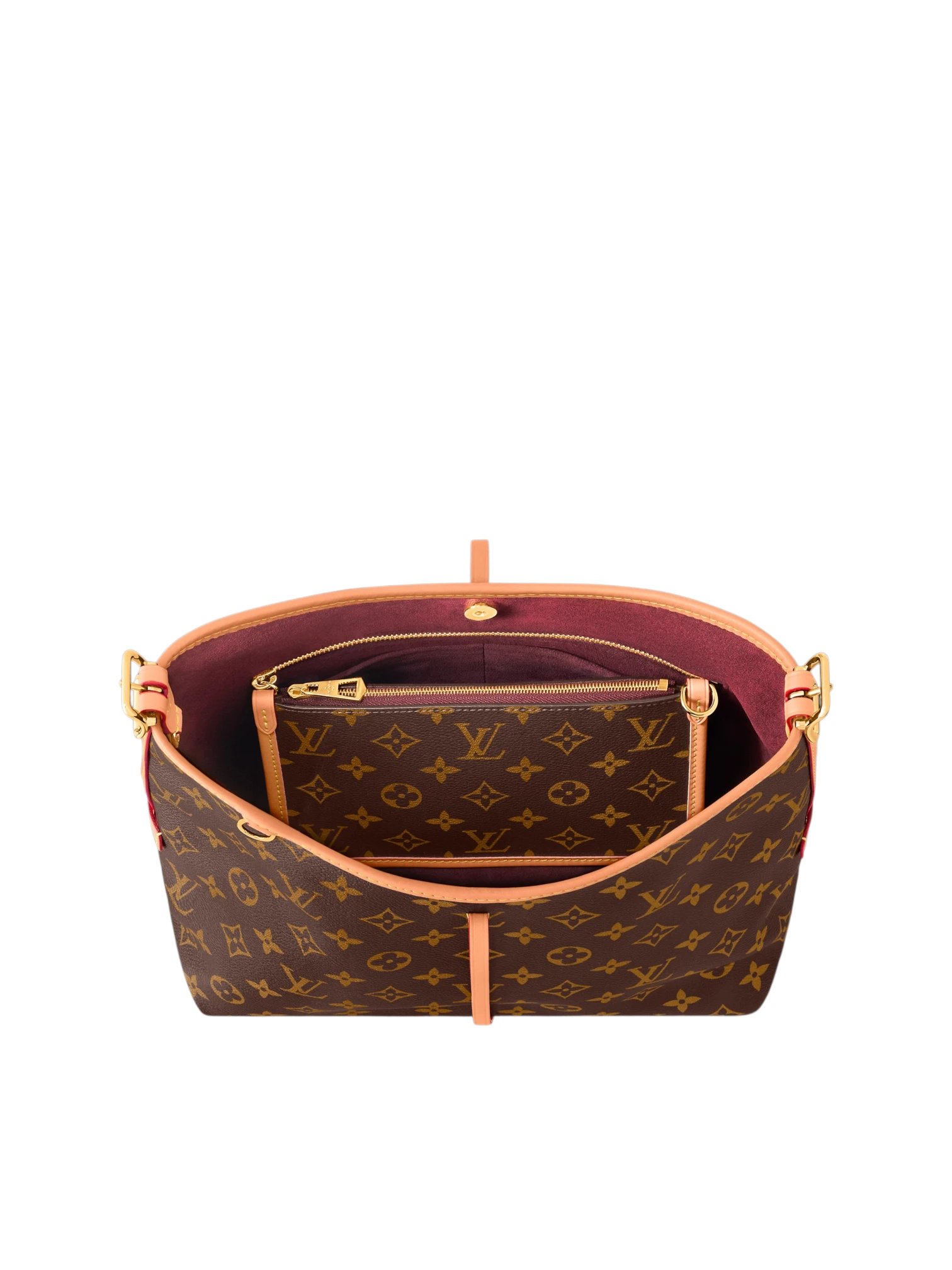 LOUIS VUITTON CarryAll Hobo Monogram PM + Dust Cover, size 29*24 - الصورة 4