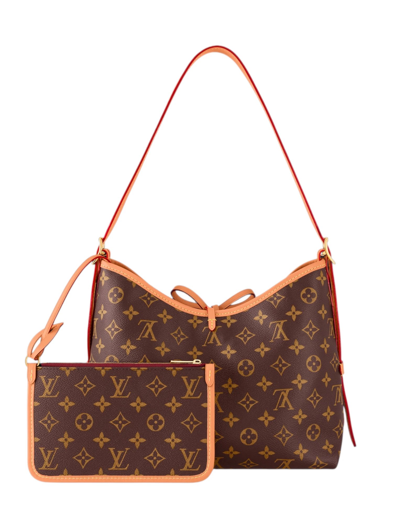 LOUIS VUITTON CarryAll Hobo Monogram PM + Dust Cover, size 29*24 - الصورة 3