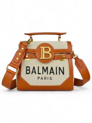 BALMAIN Bbuzz  Canvas Bag +  Brand Box , size 20*26