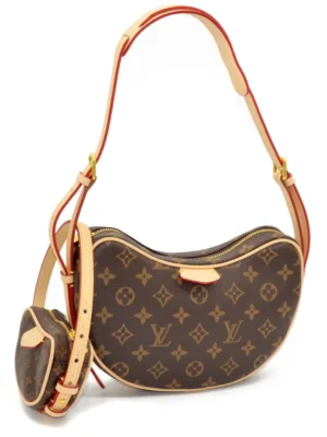 Louis Vuitton Croissant  Shoulder bag Mirror original  + Brand Box  , size  24*14 .. ofr