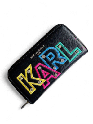 KARL LAGERFELD Double zip around  wallet+ Brand Box , size  20x11