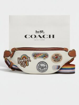 Coach Marsupio Charter 7 Con Belt Bag with Shopping bag , size  26*15