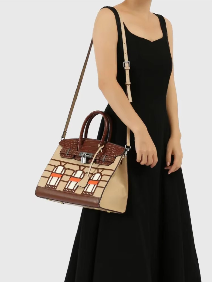 ⁦HERMES Faubourg 30 Limited Edition  Birkin  + Brand Box , Size  30x23⁩ - الصورة ⁦11⁩