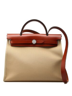 Hermes Herbag zip 31 with Palladium Hardware  , size 29*24