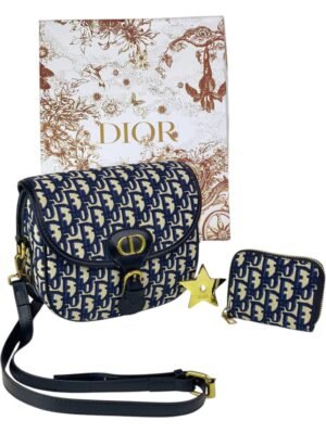 Dior Gift Box  Oblique Bobby Bag + Zip around wallet  , size 22x17 .. EID