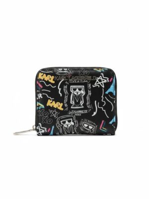 KARL LAGERFELD maybelle zip around Wallet + Brand Box , size 12*10