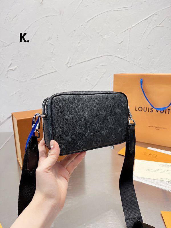 ⁦Louis Vuitton Monogram Eclipse Alpha Wearable , Mirror Original + Brand Box , size 19*12⁩ - الصورة ⁦8⁩