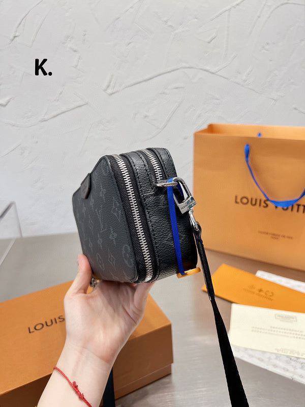 ⁦Louis Vuitton Monogram Eclipse Alpha Wearable , Mirror Original + Brand Box , size 19*12⁩ - الصورة ⁦6⁩