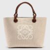 LOEWE Anagram Shoulder Tote Bag Canvas Beige , Mirror Original , (size 29*21) - Thumbnail Image 1