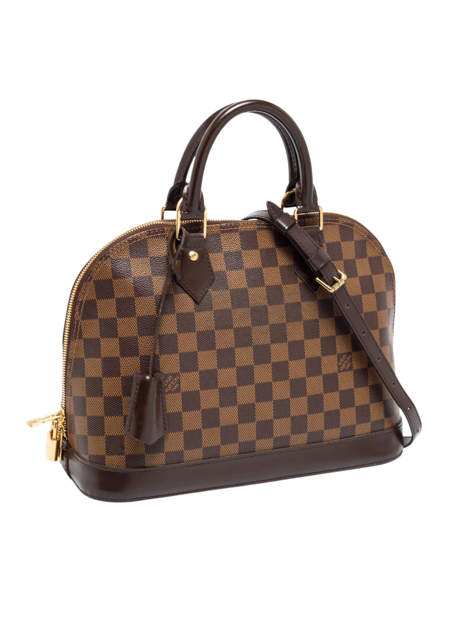 ⁦Louis Vuitton Damier Ebene Canvas Alma PM 
+  Brand Box , size  30*22⁩ - الصورة ⁦3⁩