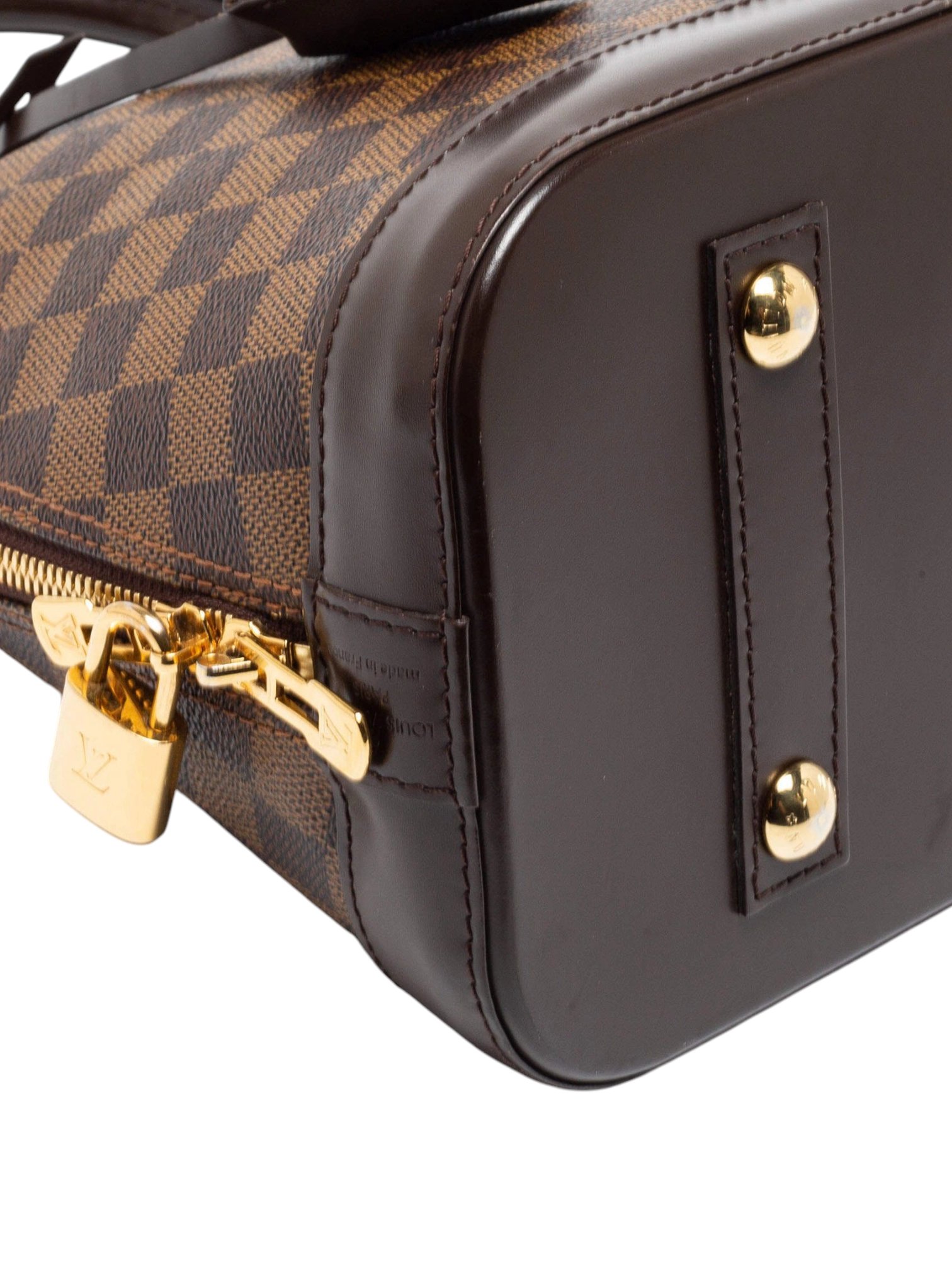 ⁦Louis Vuitton Damier Ebene Canvas Alma PM 
+  Brand Box , size  30*22⁩ - الصورة ⁦8⁩