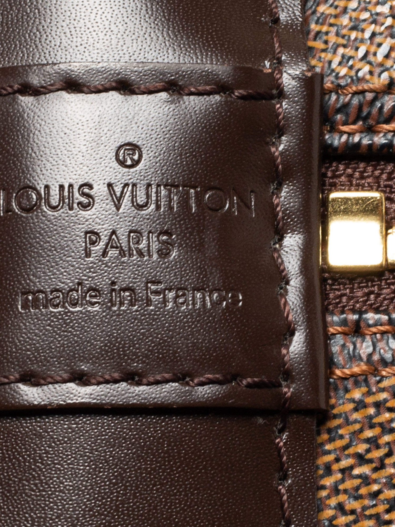 ⁦Louis Vuitton Damier Ebene Canvas Alma PM 
+  Brand Box , size  30*22⁩ - الصورة ⁦9⁩
