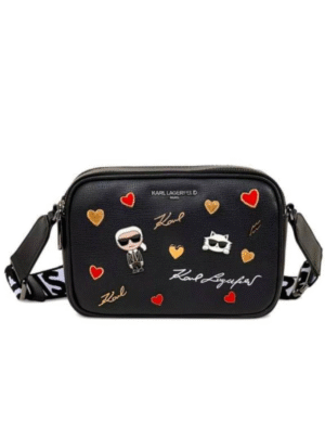 KARL LAGERFELD Maybelle camera bag + Brand Box , size 22*16 .