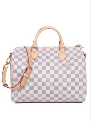 Louis Vuitton Damier Ebene  Speedy Bandouliere 35  , size 35*22