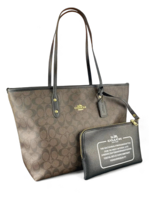 COACH Tote in Signature Zipper tote  , size  45*30