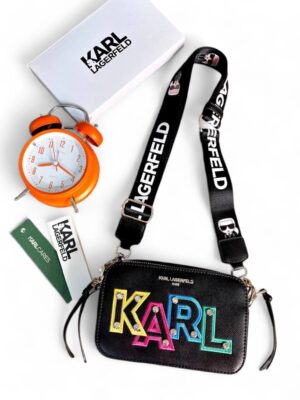 KARL LAGERFELD Camera bag + Brand Box , size 19*12 .. ofr ..