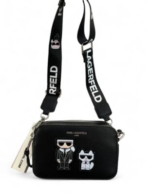 KARL LAGERFELD Maybelle camera bag  + Brand Box , size 19*16 .. Ofr