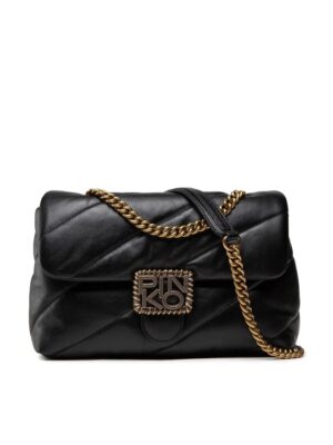 PINKO  Love Puff Maxy Quilt Jewel Buckle
+ Brand Box , Size 28*20 ..