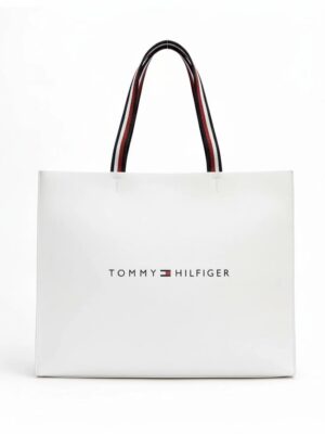 TOMMY HILFIGER Shopper Tote Bag  cn ، size 45*30 - أبيض