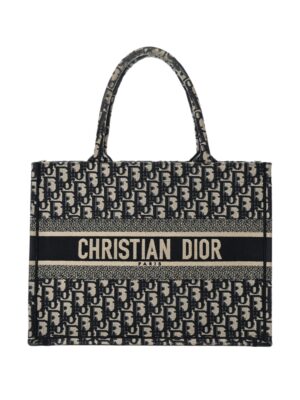 Christian Dior Medium Dior Book Tote
Ecru and Blue Dior Oblique Embroidery
, size 37*28 cm