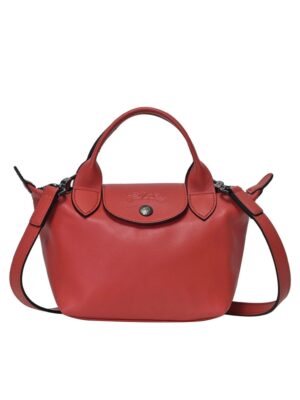 Longchamp Le Pliage Cuir Mini  + Brand Box , size 20*14 xc