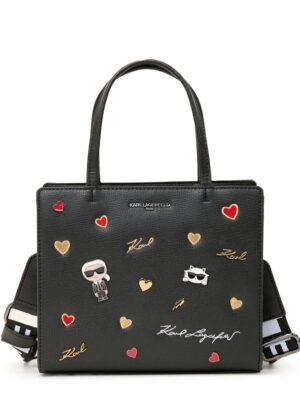 KARL LAGERFELD MAYBELLE DUO TOP HANDLE SATCHEL  , size 24*17