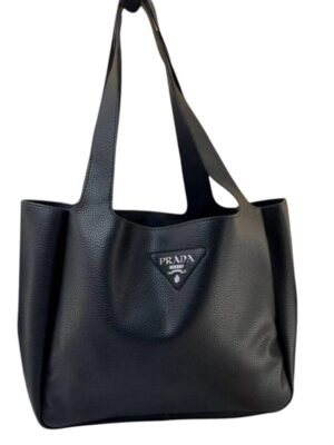 Prada Vitello Daino Soft Medium Dynamique Tote  + Brand Box , size 26*33