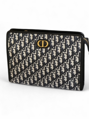 Christian Dior Clutch Oblique 30 Montaigne Pouch  + Brand Box