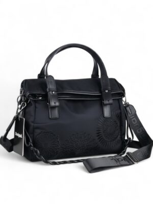 Desigual Nylon Bolso mano mandalas, Size 30*27