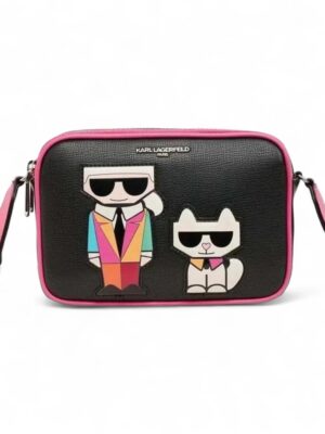 KARL LAGERFELD Embellished  Maybelle Camera Crossbody Bag + Brand Box size 24*17