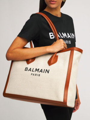 Balmain Torebka shopper z logo , size 50*33