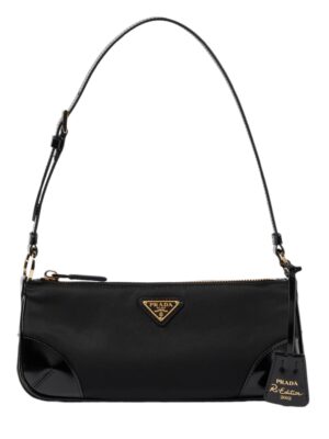 Prada Pochette Noir Nylon + Brand Box , size 24*12