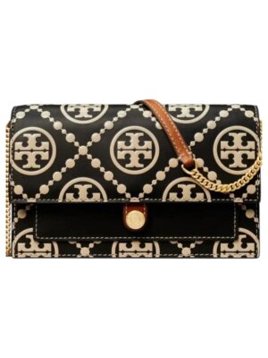 Tory Burch messenger Chain T Monogram + Brand Box , size 23*16