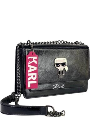 KARL LAGERFELD  K/Ikonik Metal Lock + Brand Box , size 22*15